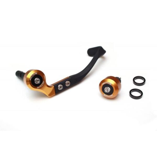 ACTIVE アクティブ ブレーキレバーガード&バーエンド フルSET取付ケ部