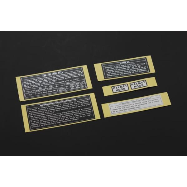 gt380 純正サス コーションラベル付き gt380 純正サス コーションラベル付き gt380 純正サス コーション