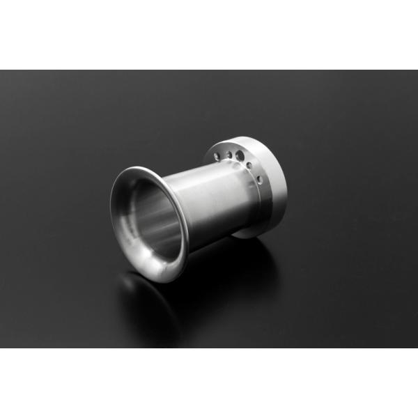 PMC ピーエムシー CR用ビレットエアファンネル アルマイト無し (アルミ製 ロング/70mm)