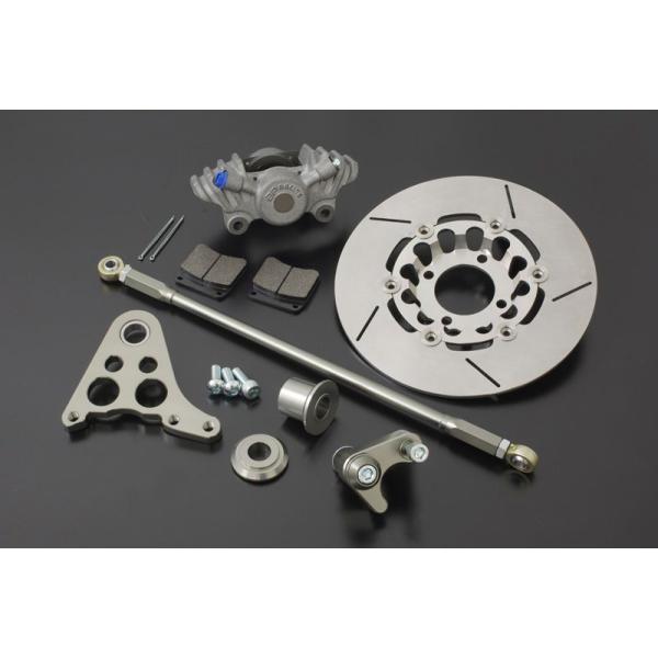 車 Zシリーズ用 PMC 250mm S1 リアディスクローター キャリパーサポート