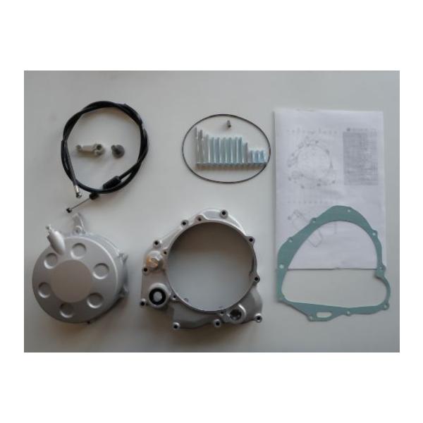 AGAIN アゲイン ラック＆ピニオン式 クラッチカバーSET CB400FOUR 空冷