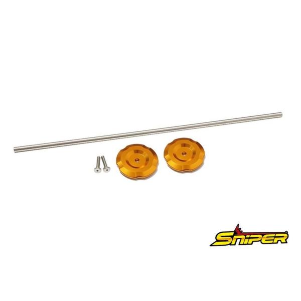 SNIPER スナイパー フレームホールキャップ 金 NINJA ZX-25R ZX-6R