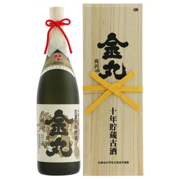 泡盛 古酒 伊是名酒造 / 金丸 10年 43度,1800ml 送料無料 贈り物