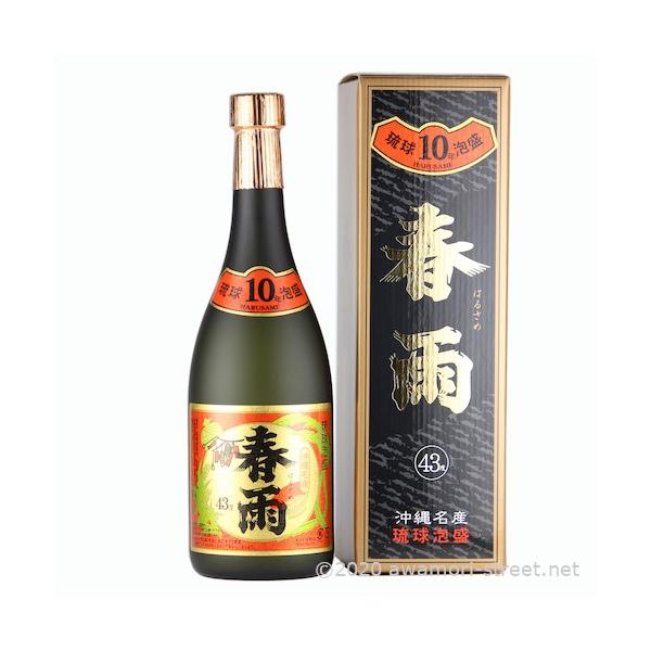 泡盛 古酒 宮里酒造 / 春雨 特別10年古酒 2017年詰口 43度,720ml 送料