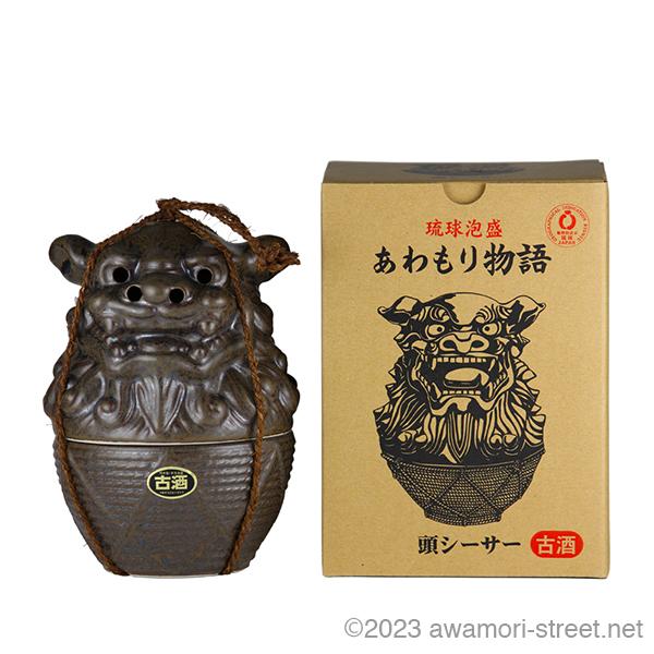 泡盛 古酒 山川酒造 / あわもり物語 頭シーサー 25度,360ml 泡盛 古酒 山川酒造 / あわもり物語 頭シーサー 25度,360ml