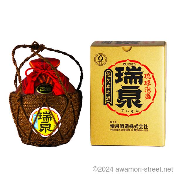 瑞泉 泡盛 古酒 瑞泉酒造 / シュロ巻壺 43度,900ml 贈り物