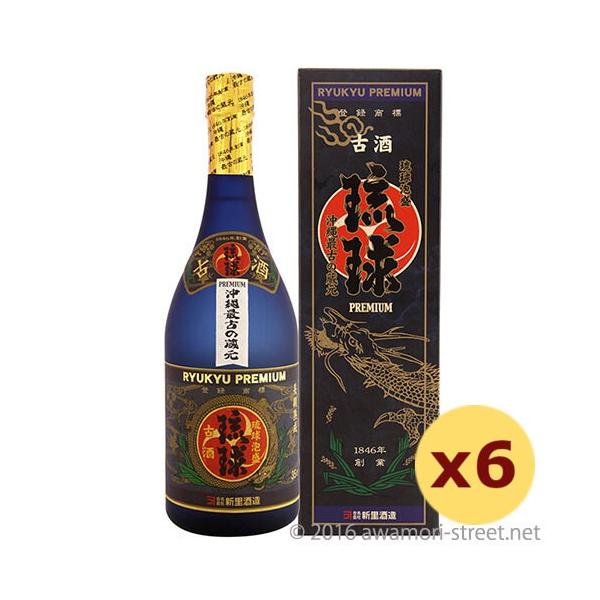 泡盛 古酒 新里酒造 / 琉球プレミアム古酒 35度,720ml ×6本セット 送料