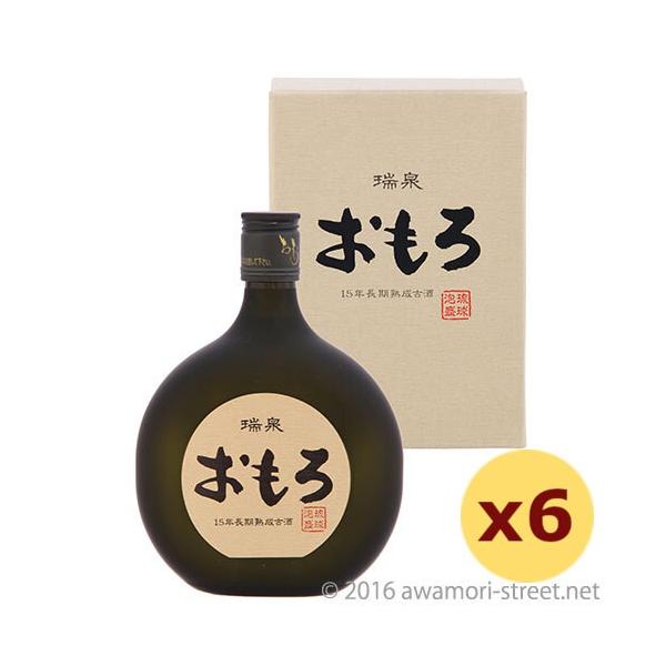 泡盛 古酒 瑞泉酒造 / おもろ 15年古酒 43度,720ml ×6本セット 送料