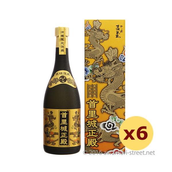 泡盛 古酒 まさひろ酒造 / 首里城 正殿 10年古酒 40度,720ml ×6本  