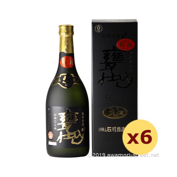 泡盛 古酒 石川酒造場 / 玉友 甕仕込 5年古酒 30度,720ml x 6本セット