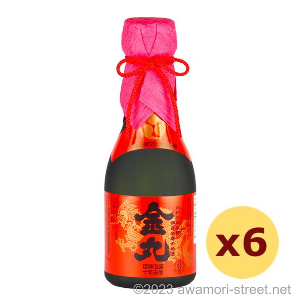 泡盛 古酒 伊是名酒造 / 金丸 10年 35度,180ml x 6本セット ミニボトル 