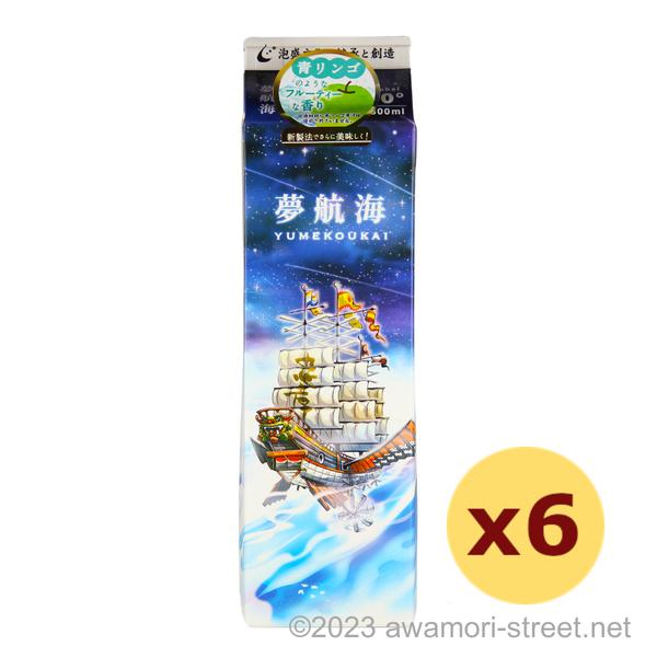 泡盛 忠孝酒造 / 夢航海 紙パック 30度,1800ml x 6本セット