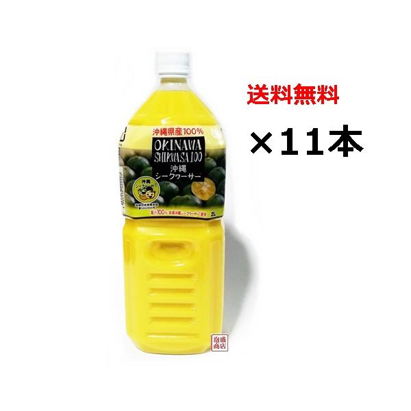 シークヮーサー シークワーサー 原液  2L 11本セット オキハム　青切り