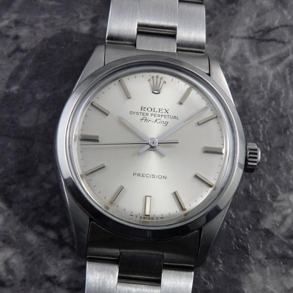 ロレックス エアキング アンティーク Air-King 5500(R) 箱 保証書 SS