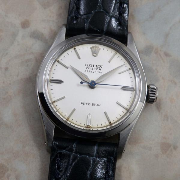 ROLEX オイスター　スピードキング ロレックス OYSTER SPEEDKING Ref-6430 Tropical Glossy Dial