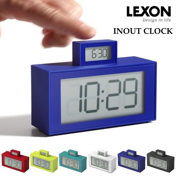 LEXON（レクソン） 置き時計 LR139 INOUT CLOCK 目覚まし 置時計 送料