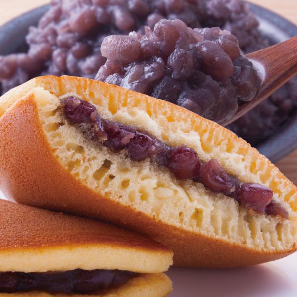 どら焼き 小豆 いただきさん 個包装 北海道小豆100%　しっとりとしたどら焼き■【小豆】砂糖(国内製造)、卵、小豆、ショートニング、はちみつ、みりん、マーガリン、水飴、粉末油脂、植物油脂加工品、寒天、食塩/加工澱粉、膨張剤、乳化剤、増粘多...