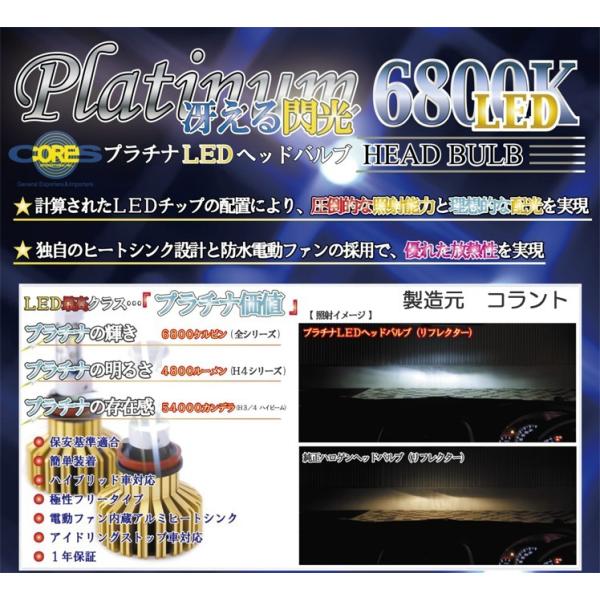 IWi v`iLEDwbhou @eBiRgj H8/H9/H11/H16@6800K 4600[ vWFN^[wbhp 3LED 30W×2