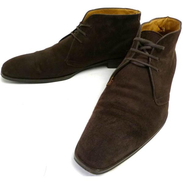 スペイン製 インテレッサ INTERESSA スエード チャッカブーツ 8(26.5cm