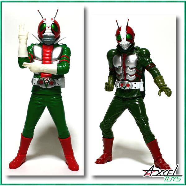 仮面ライダー　ビッグサイズソフビフィギュア３　〜Ｖ３登場編〜　全２種セット :BANPPRIZE0229:アクセルトイズ ヤフー店 - 通販 -  Yahoo!ショッピング