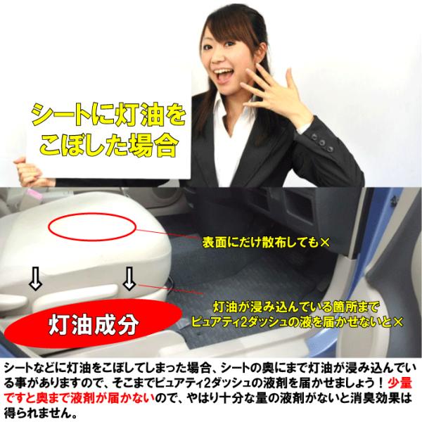 ピュアティ２ダッシュ お試しセット 車内の灯油の臭い専用 消臭剤 灯油こぼしたら 車内灯油臭 灯油消し ニオイ消し 石油匂い消し 消臭剤 脱臭 石油 ストーブ Buyee Buyee 日本の通販商品 オークションの代理入札 代理購入