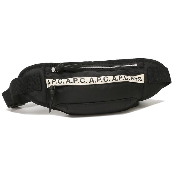 ベルギー製 アーペーセー ボディバッグ ヒップバッグ ブラック メンズ