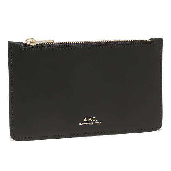 アーペーセー カードケース ブラック レディース APC A.P.C. PXAWV