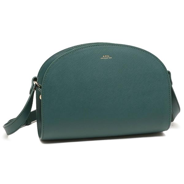 A.P.C. アーペーセー ショルダーバッグ ハーフムーン グリーン A.P.C. アーペーセー ショルダーバッグ ハーフムーン グリーン