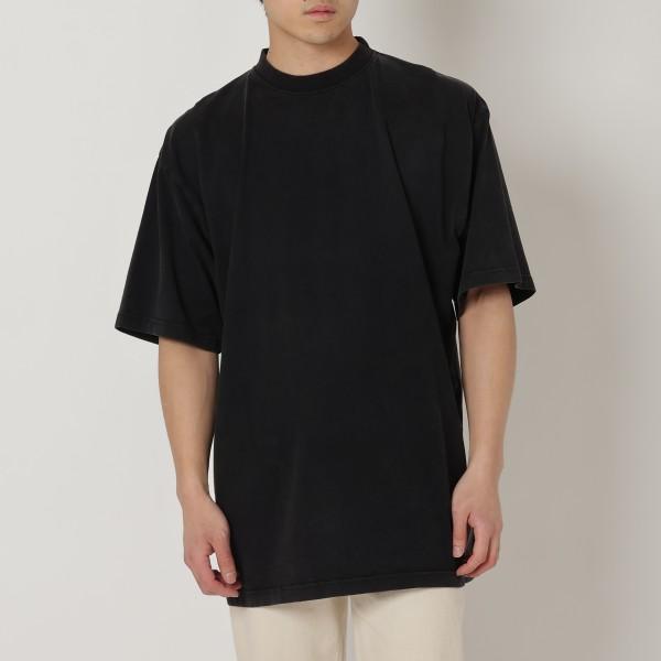 BALENCIAGA バレンシアガ Tシャツ カットソー ブラック シルバー BALENCIAGA バレンシアガ Tシャツ カットソー ブラック シルバー