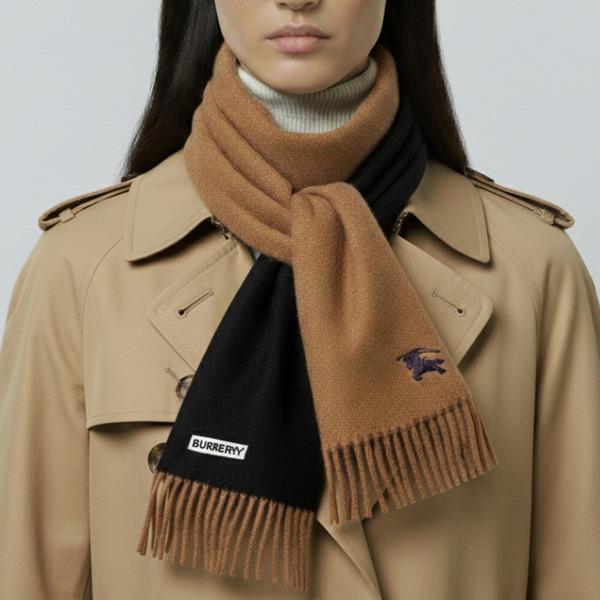 BURBERRY（バーバリー） マフラー カシミア ベージュ ブラック