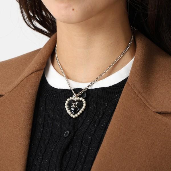 CHANEL シャネル ネックレス ペンダント ハート CCマーク ココマーク