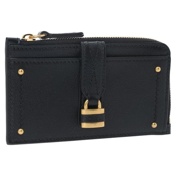 クロエ フラグメントケース パディントン カードスロット付き ミニ財布 ブラック レディース CHLOE CH26SP915 O37 001