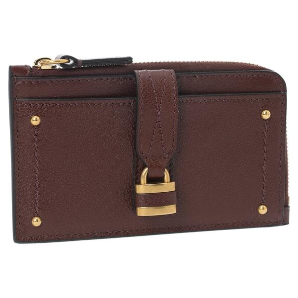 クロエ フラグメントケース パディントン カードスロット付き ミニ財布 ワインレッド レディース CHLOE CH26SP915 O37 27M