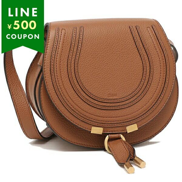 Chloe クロエ ショルダーバッグ マーシー サドルバッグ ブラウン 