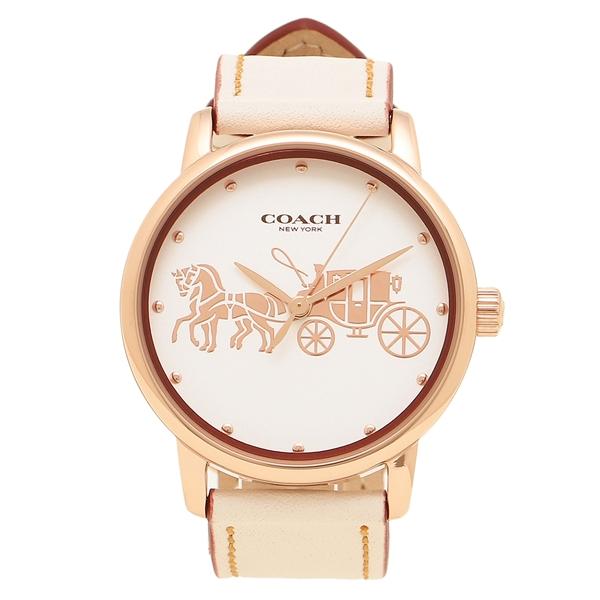 P10 還元 4 15 時 24時 コーチ 腕時計 レディース Coach ホワイト ローズゴールド Co Axes 通販 Yahoo ショッピング