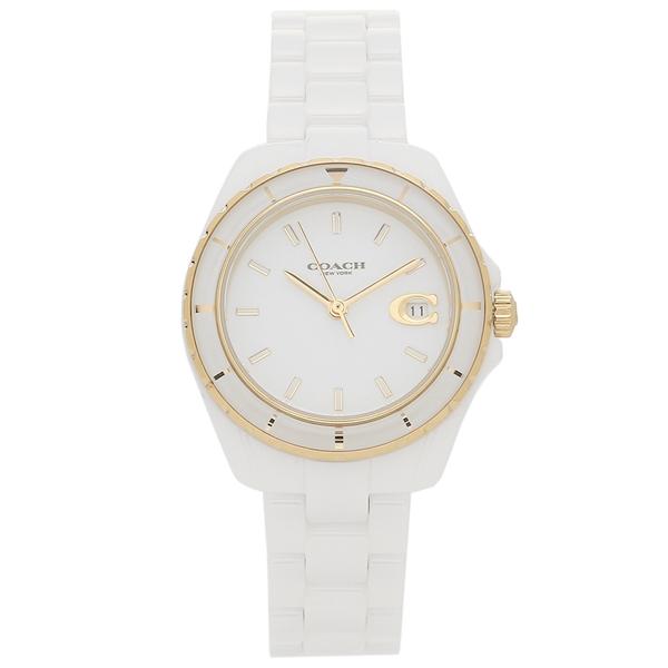 返品ok コーチ 時計 レディース プレストン 32mm クォーツ ホワイト Coach セラミック Co Axes アクセス Yahoo 店 通販 Yahoo ショッピング