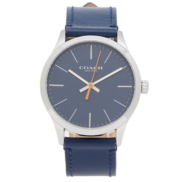 P10 還元 3 7 時 24時 コーチ 腕時計 メンズ バクスター 39mm Coach ブルー シルバー Co Axes 通販 Yahoo ショッピング