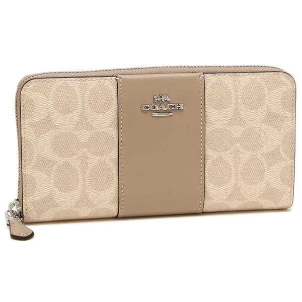 注目のブランド返品ok 返品ok コーチ 長財布 レディース Coach Lhpvt ホワイトベージュ スーパーセール