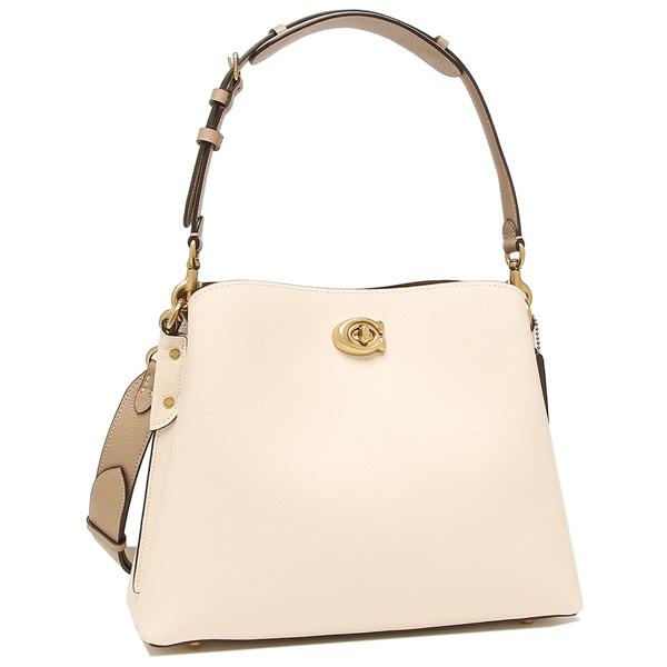 お値引可能 美品COACH コーチホワイトベージュバックショルダー お値引可能 美品COACH コーチホワイトベージュバックショルダー