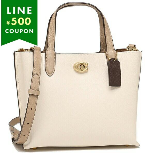 COACH コーチ トートバッグ ウィロウ ホワイト マルチ レディース  