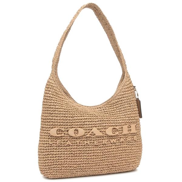 【COACH 】ストロー素材＊ハドリー ショルダー バッグ CAL91 新作】COACH ハドリー ショルダーバッグ - メルカリ