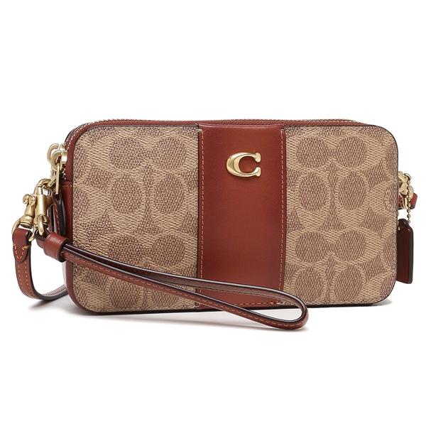コーチ ショルダーバッグ キラ ブラウン ベージュ レディース COACH 