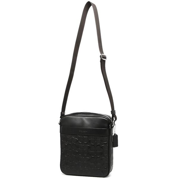 COACH＞コーチバッグ F11741 ブラックショルダーバッグ メンズバッグ