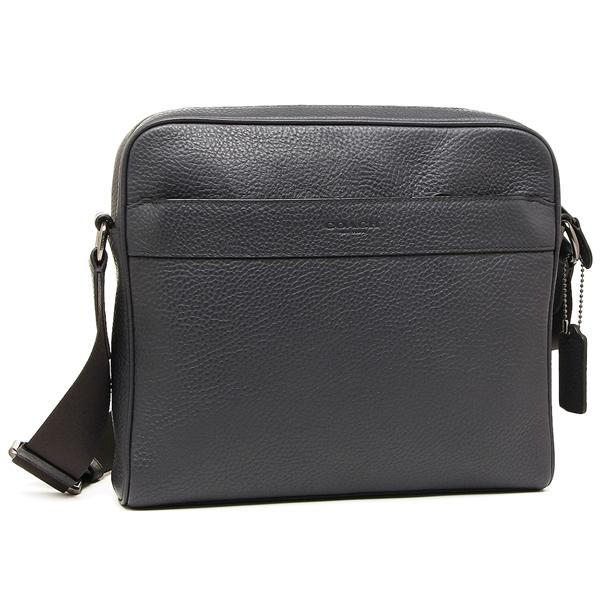 COACH コーチ ショルダーバッグ レザー ネイビー F24876 シボ コーチ バッグ アウトレット COACH F24876 チャールズ カメラ バッグ