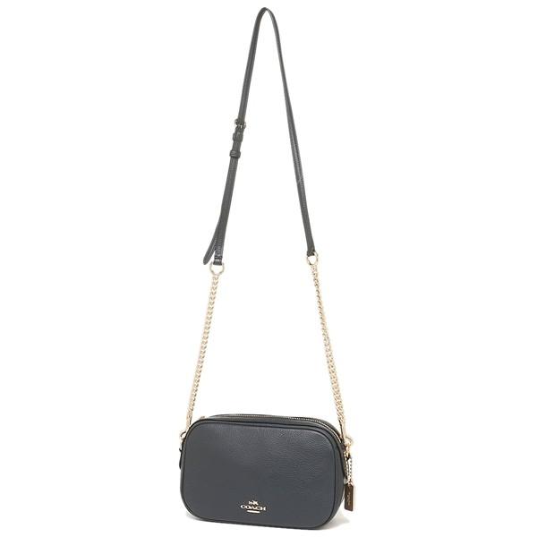 コーチ イスラ チェーン ショルダーバッグ レザー ロゴ グレー F25922 COACH(コーチ) / イスラ チェーンショルダーバッグ/レザー/ブラック