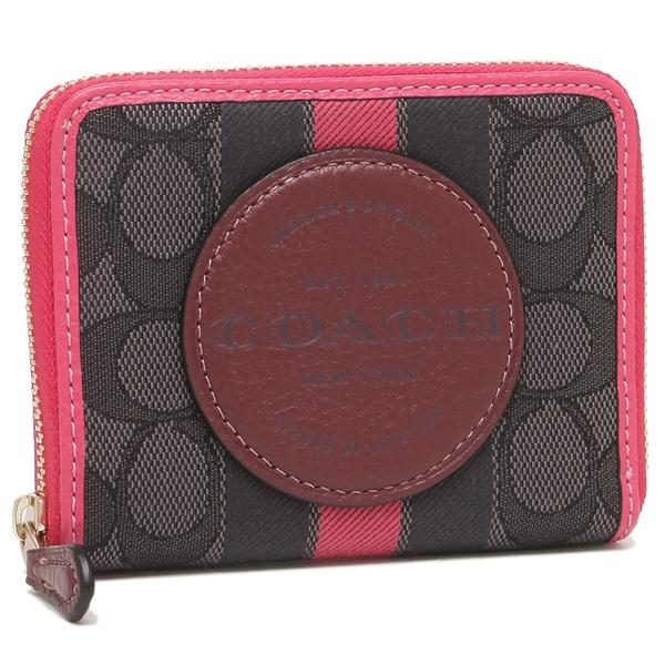 ショッパーつき コーチ Coach 二つ折り財布 シグネチャー ジャガード ミニ財布 ブラック ピンク レディース 2637 Imr2p アウトレット Co F2637 Imr2p Axes アクセス Yahoo 店 通販 Yahoo ショッピング