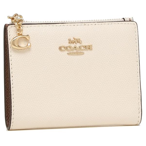 COACH コーチの二つ折り財布 F11484 アイボリー COACH(コーチ) / 2つ折り財布/レザー/アイボリー/ホワイト/F11484