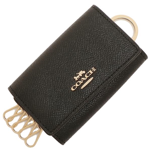COACH コーチ アウトレット キーケース ブラック メンズ 76741 COACH コーチ アウトレット キーケース ブラック メンズ 76741