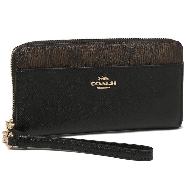 P10 還元 4 18 時 24時 コーチ 長財布 アウトレット レディース Coach F Imaa8 ブラウン ブラック Co F Imaa8 Axes 通販 Yahoo ショッピング