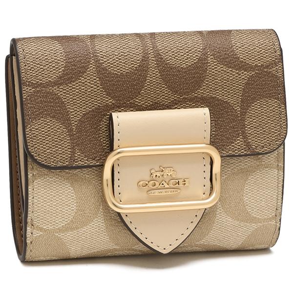 COACH コーチ アウトレット 二つ折り財布 シグネチャー ミニ財布 COACH コーチ アウトレット 二つ折り財布 シグネチャー ミニ財布